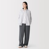 紳士　裏起毛スウェットワイドパンツ