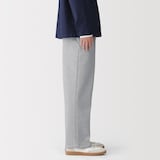 紳士　裏起毛スウェットワイドパンツ
