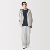紳士　裏起毛スウェットワイドパンツ