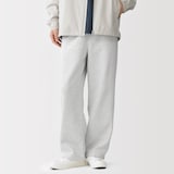 紳士　裏起毛スウェットワイドパンツ