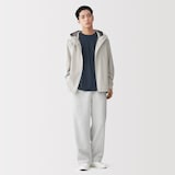 紳士　裏起毛スウェットワイドパンツ
