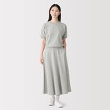 婦人　ライトスウェットフレアスカート
