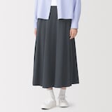 婦人　ライトスウェットフレアスカート