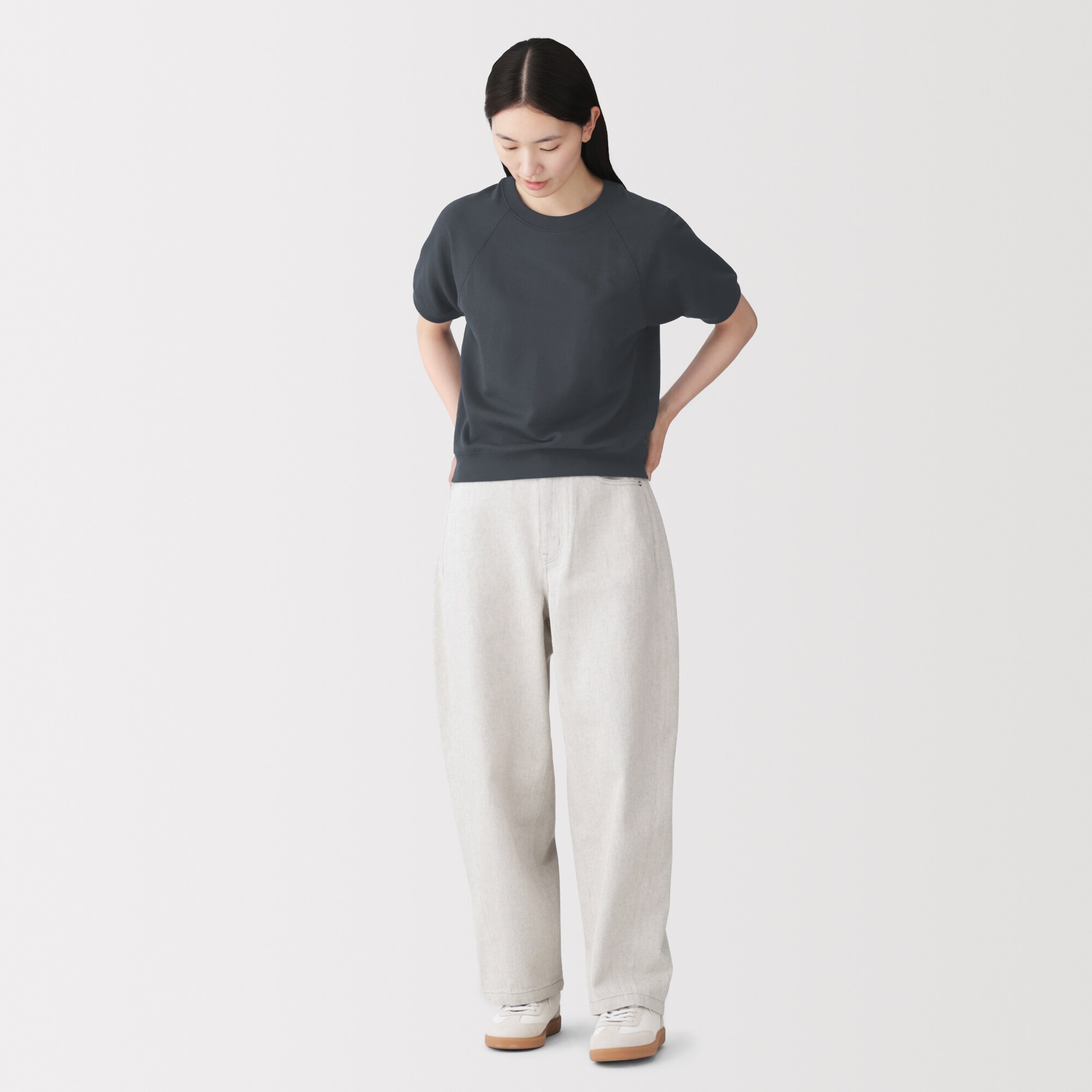 婦人　ライトスウェットクルーネック半袖Ｔシャツ