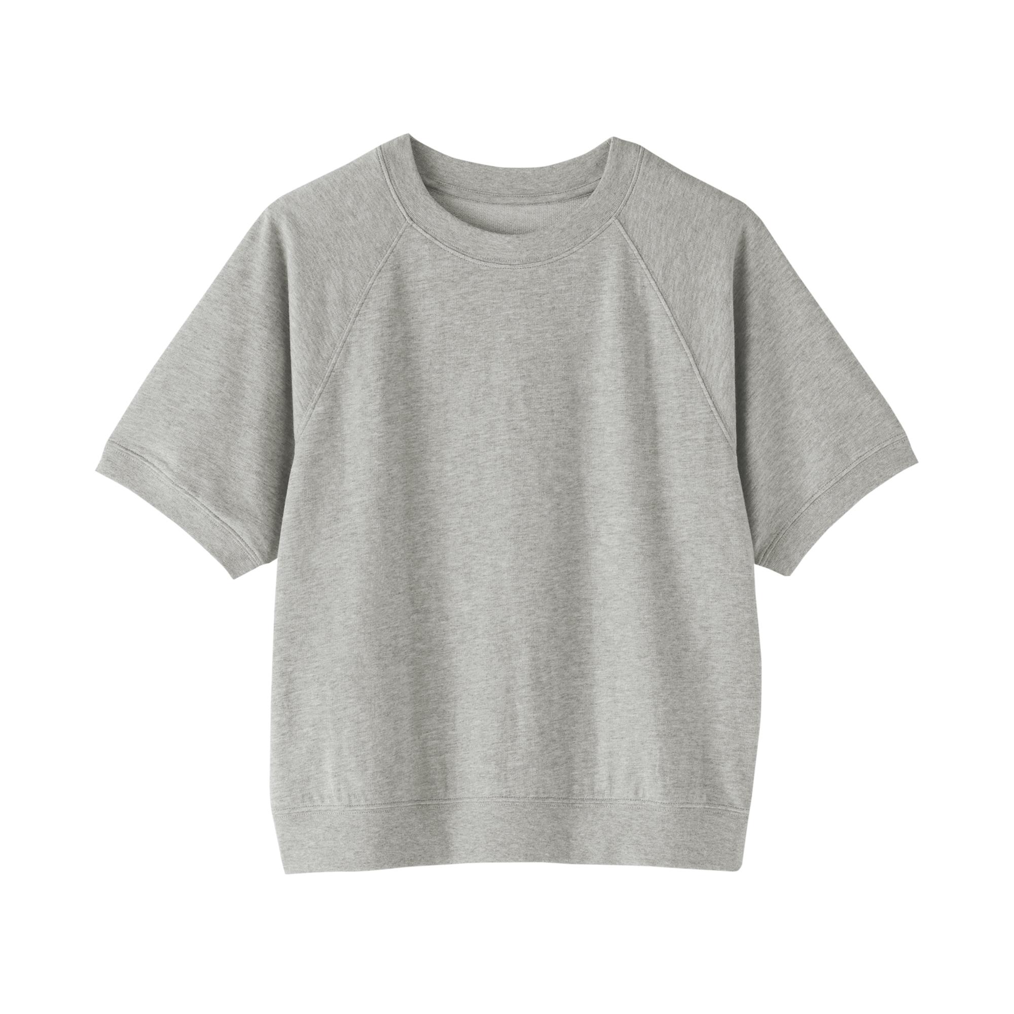 MUJI (無印良品) - 無印良品   ライトスウェットクルーネック半袖Tシャツ　婦人Lグレー  他 婦人 ライトスウェットクルーネック半袖Tシャツ | 無印良品