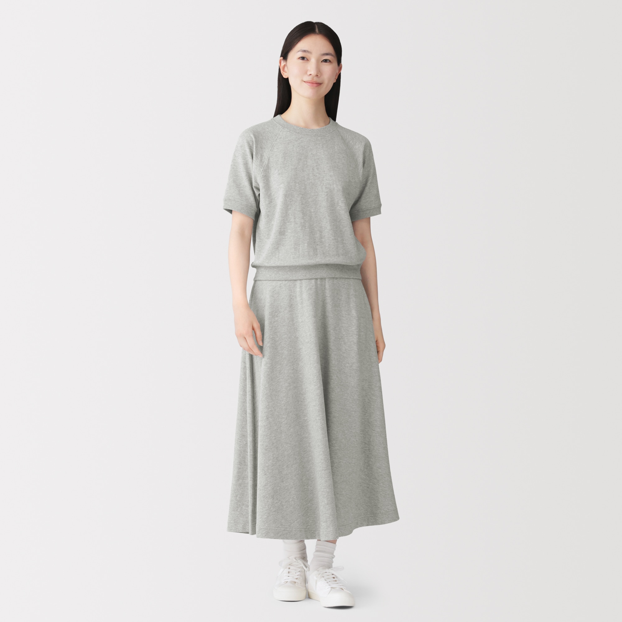 婦人 ライトスウェットクルーネック半袖Tシャツ | 無印良品