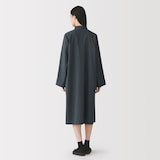 婦人　コットンウールリラックスフィットシャツワンピース