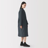 婦人　コットンウールリラックスフィットシャツワンピース