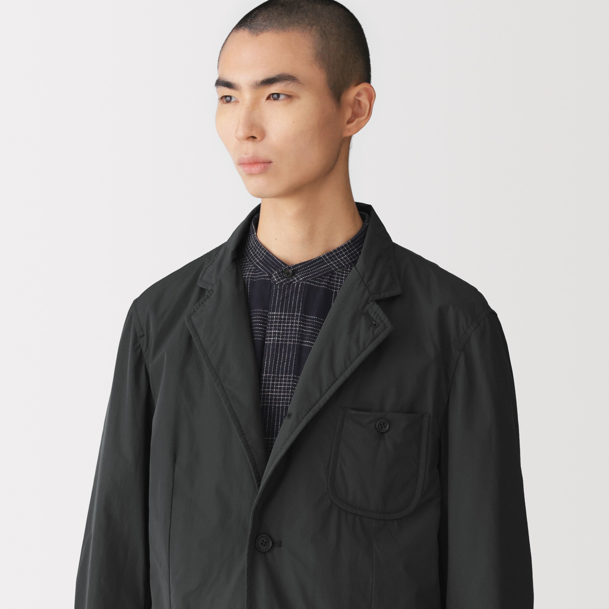 紳士　撥水ポリエステルタフタジャケット