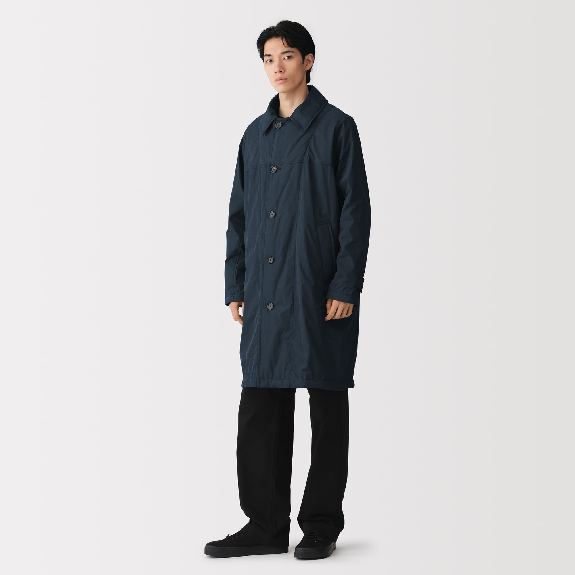 紳士 撥水ポリエステルタフタステンカラーコート | 無印良品
