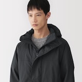 紳士　撥水フード付きダウンジャケット