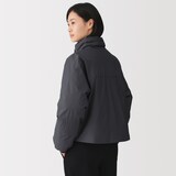 婦人　撥水スタンドカラーダウンショートジャケット