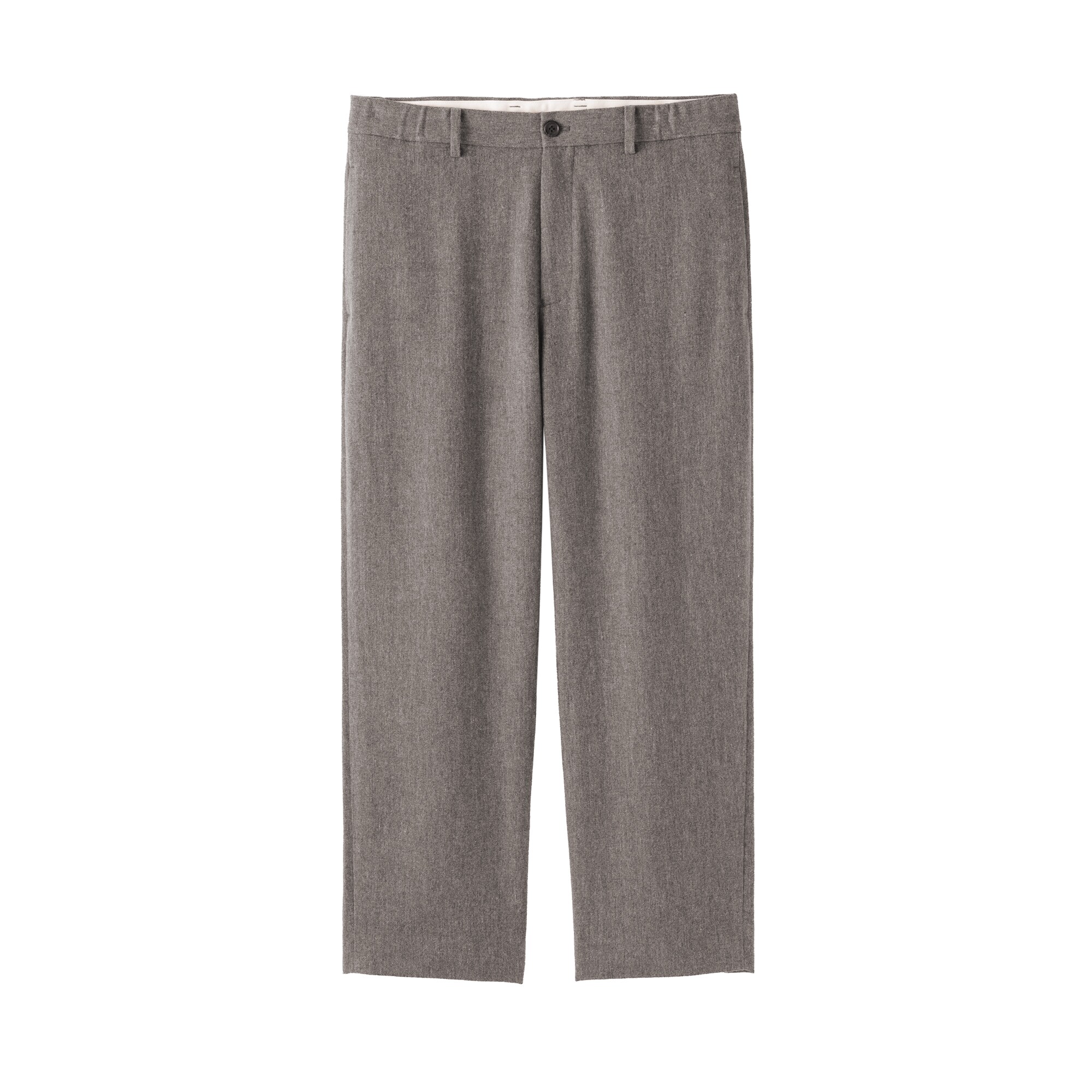 紳士　再生カシミヤ混イージーパンツ