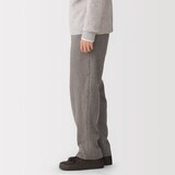 紳士　再生カシミヤ混イージーパンツ
