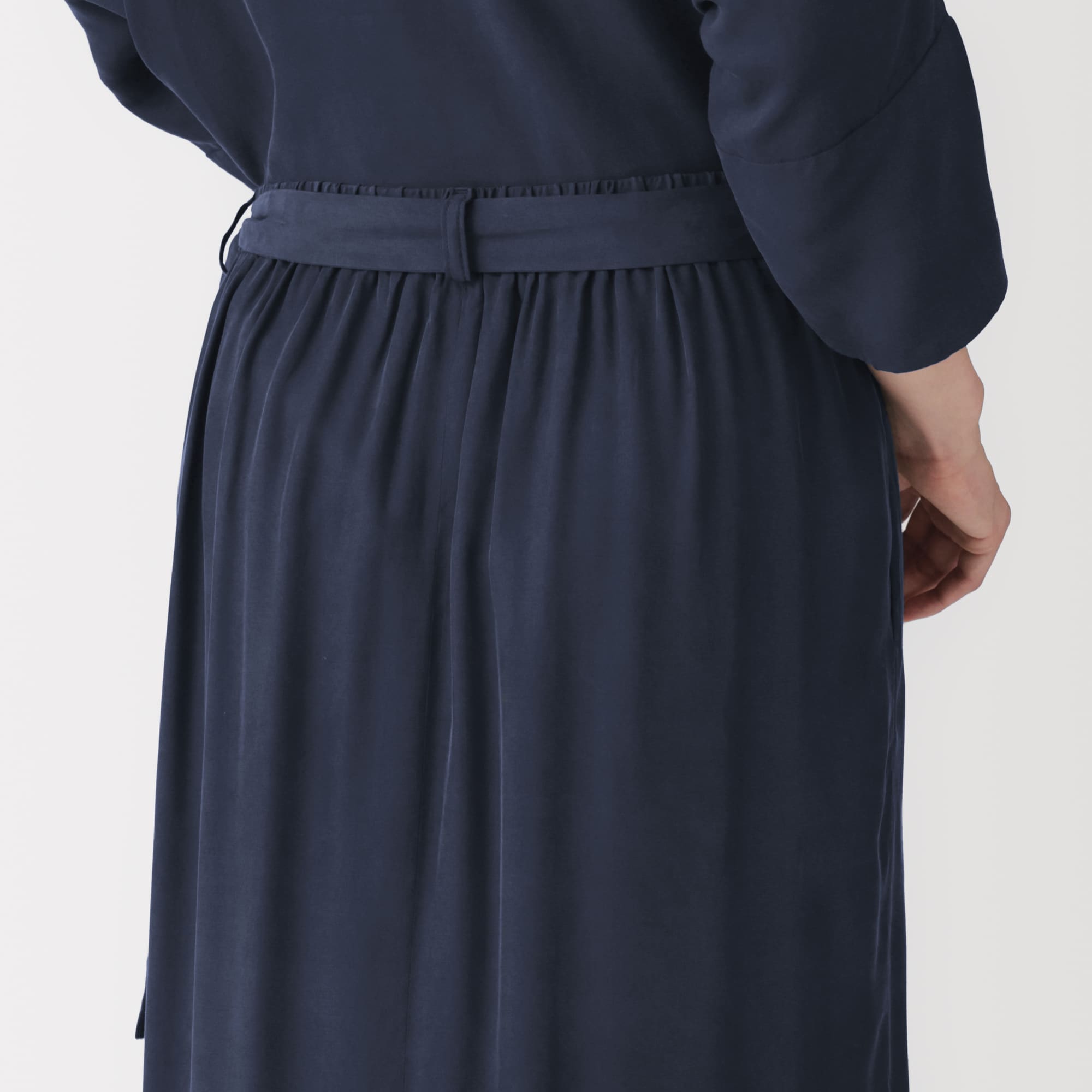 婦人　キュプラ混ラップスカート