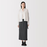 婦人　キュプラ混ラップスカート