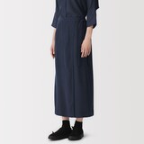 婦人　キュプラ混ラップスカート