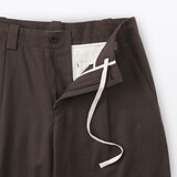 婦人　コットンヤクタックワイドパンツ