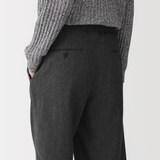 婦人　再生カシミヤ混テーパードパンツ