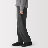 婦人　再生カシミヤ混テーパードパンツ