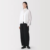 婦人　再生カシミヤ混テーパードパンツ