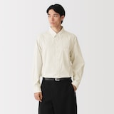 紳士　ポプリンレギュラーカラー長袖シャツ