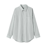 紳士　ポプリンレギュラーカラー長袖シャツ