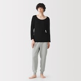 紳士　綿　裏毛スウェット　ルームロングパンツ