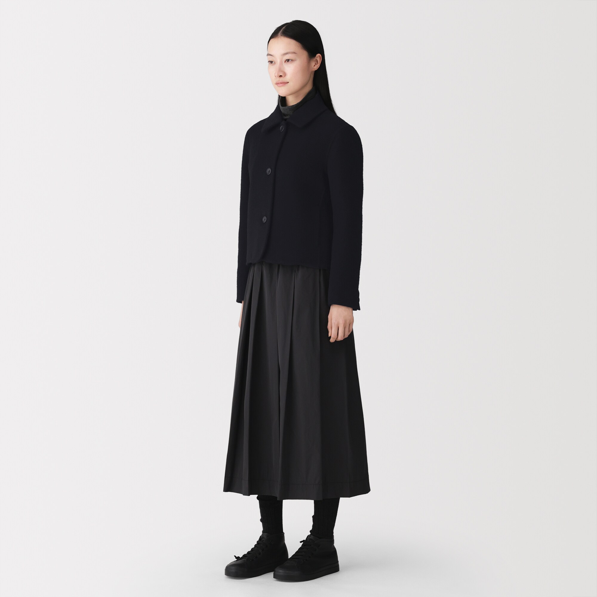 婦人　再生カシミヤ混ショートジャケット