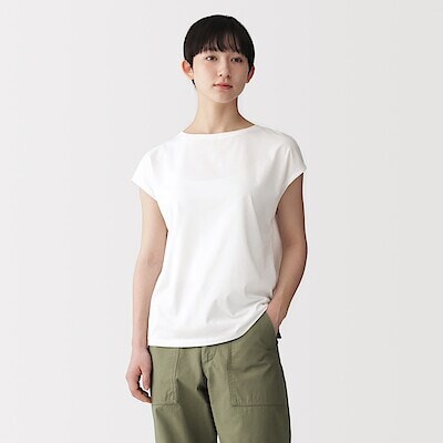 婦人　天竺編みフレンチスリーブＴシャツ