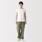 婦人　天竺編みフレンチスリーブＴシャツ