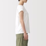 婦人　天竺編みフレンチスリーブＴシャツ