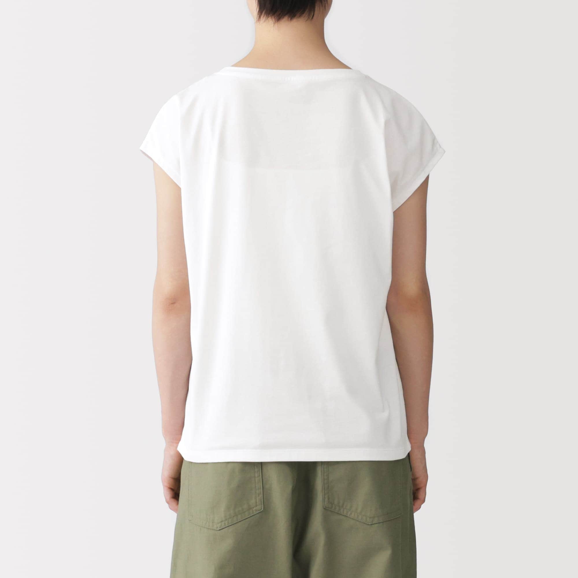 婦人 天竺編みフレンチスリーブTシャツ | 無印良品