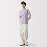 婦人　天竺編みフレンチスリーブＴシャツ