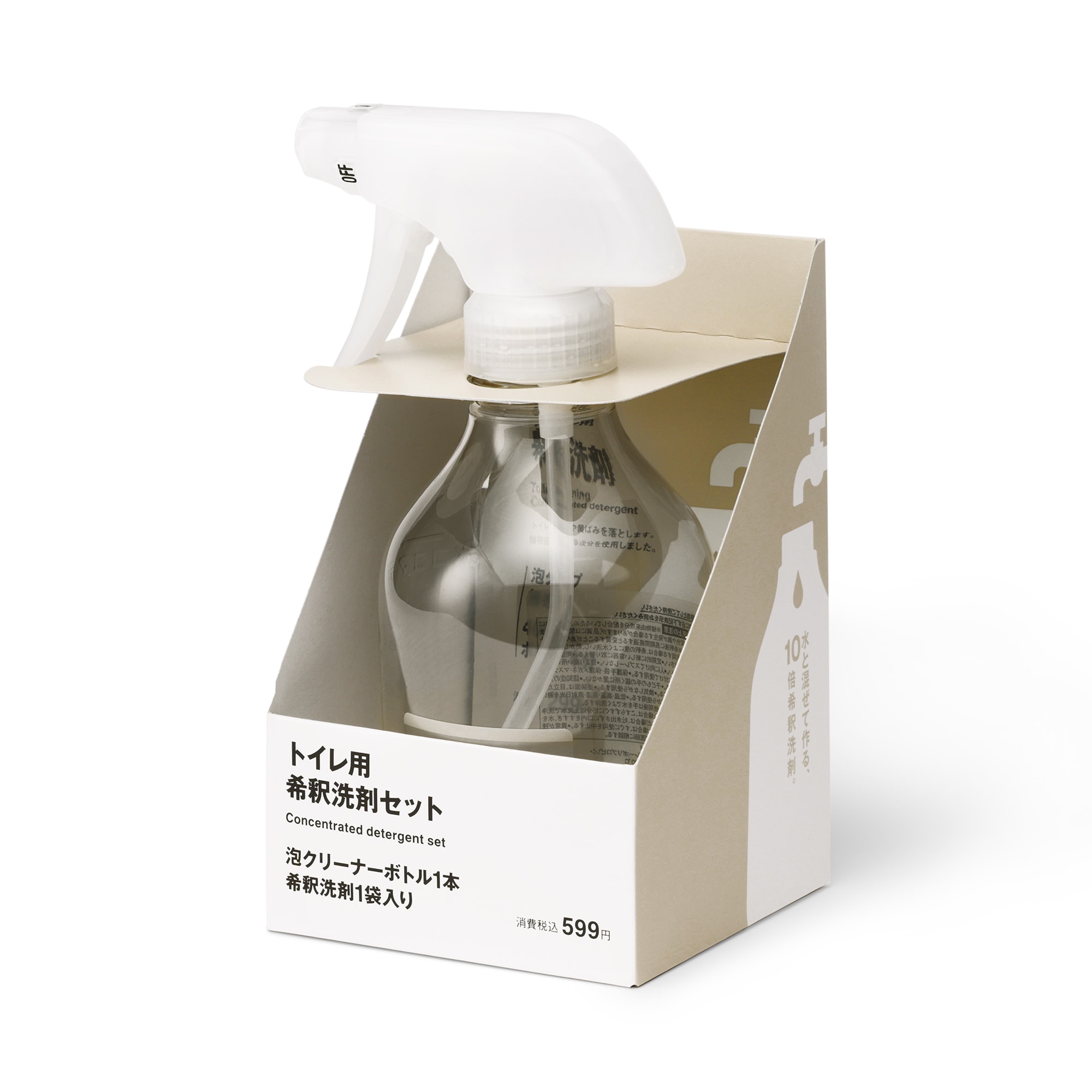 トイレ用　希釈洗剤セット