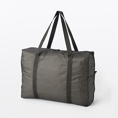 【９月上旬発売予定】軽量ナイロン小さくたためるボストンバッグ　３５Ｌ　約５２×１９×３８ｃｍ