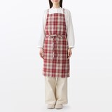 インド綿　カフェエプロン