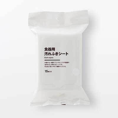 【９月上旬発売予定】食器用　汚れふきシート　１５枚入り