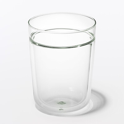 【９月下旬発売予定】耐熱ガラス　ダブルウォールグラス　約２１０ｍＬ