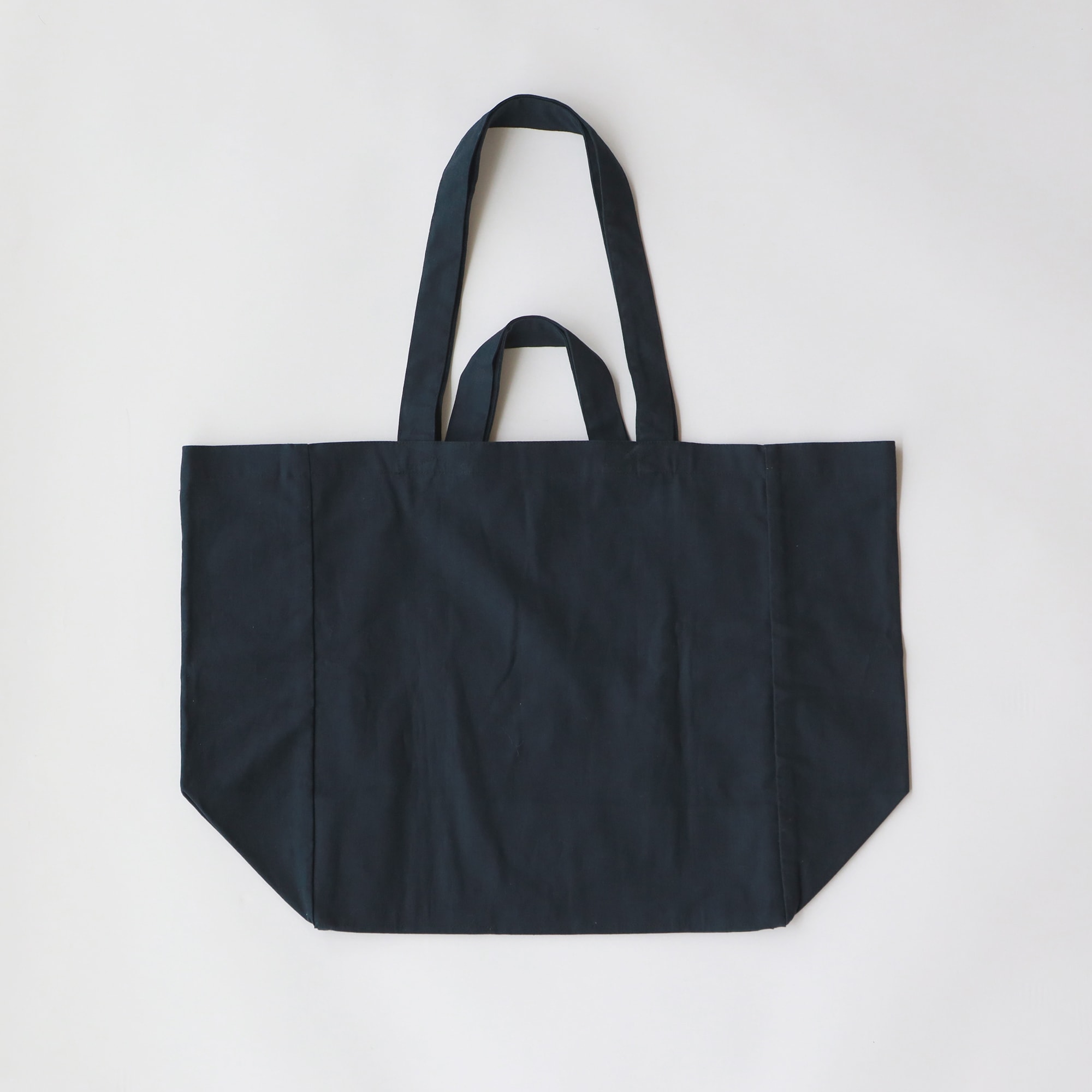 ［ＩＤＥＥ］コットンリネントートバッグ　ネイビー