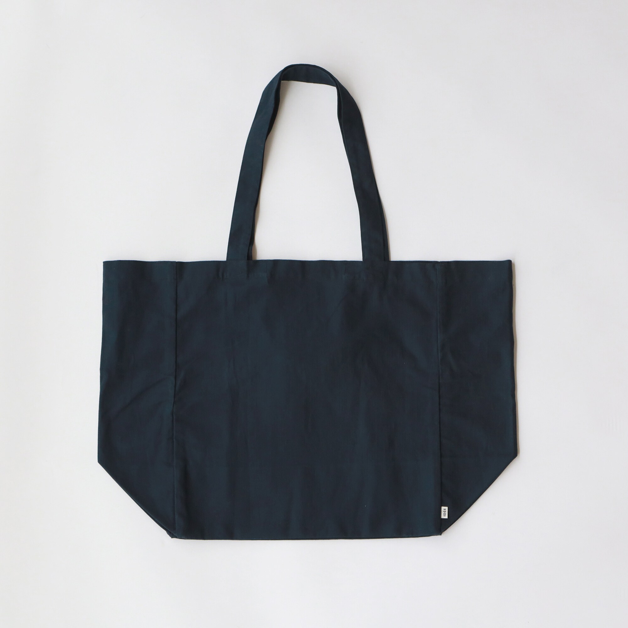 ［ＩＤＥＥ］コットンリネントートバッグ　ネイビー