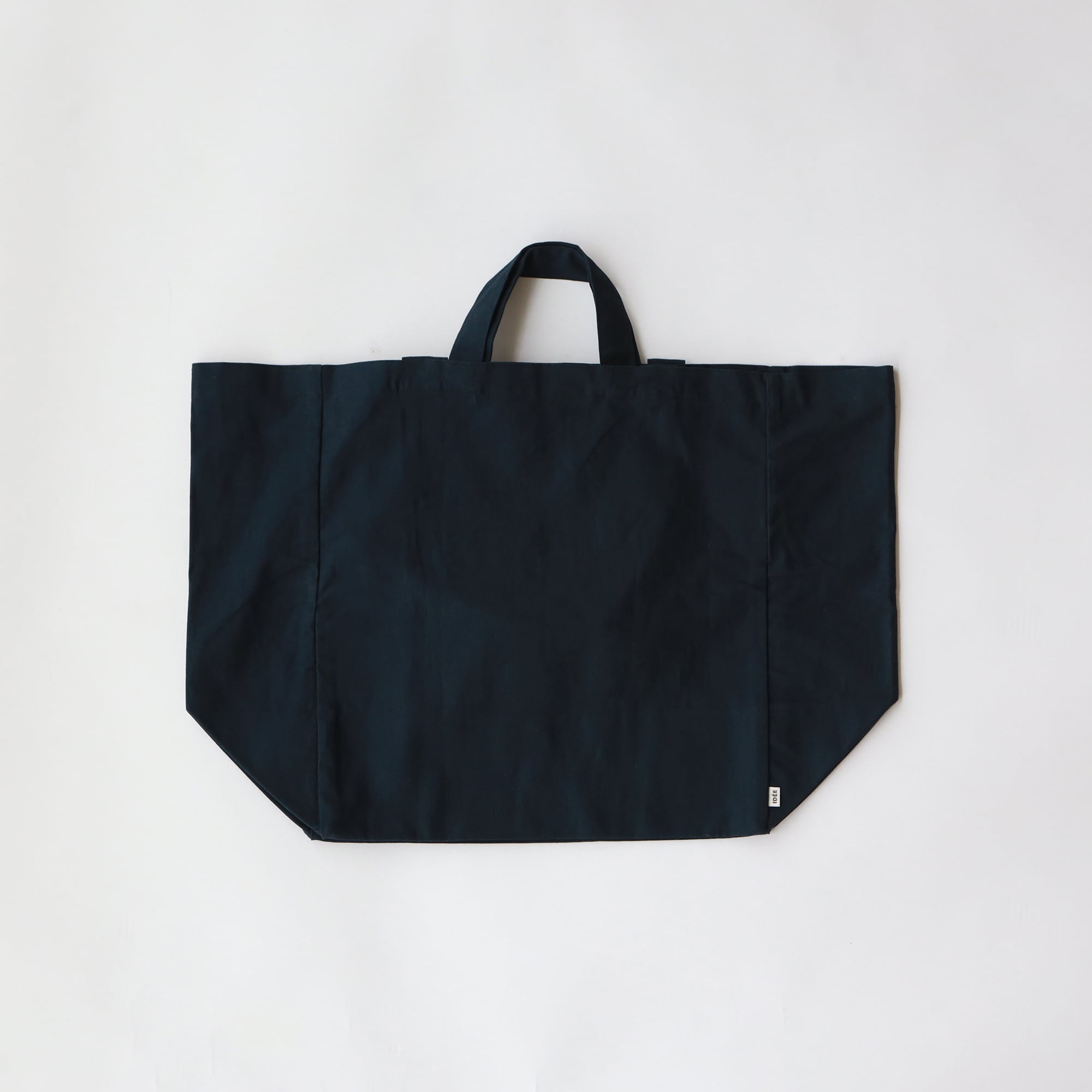 ［ＩＤＥＥ］コットンリネントートバッグ　ネイビー