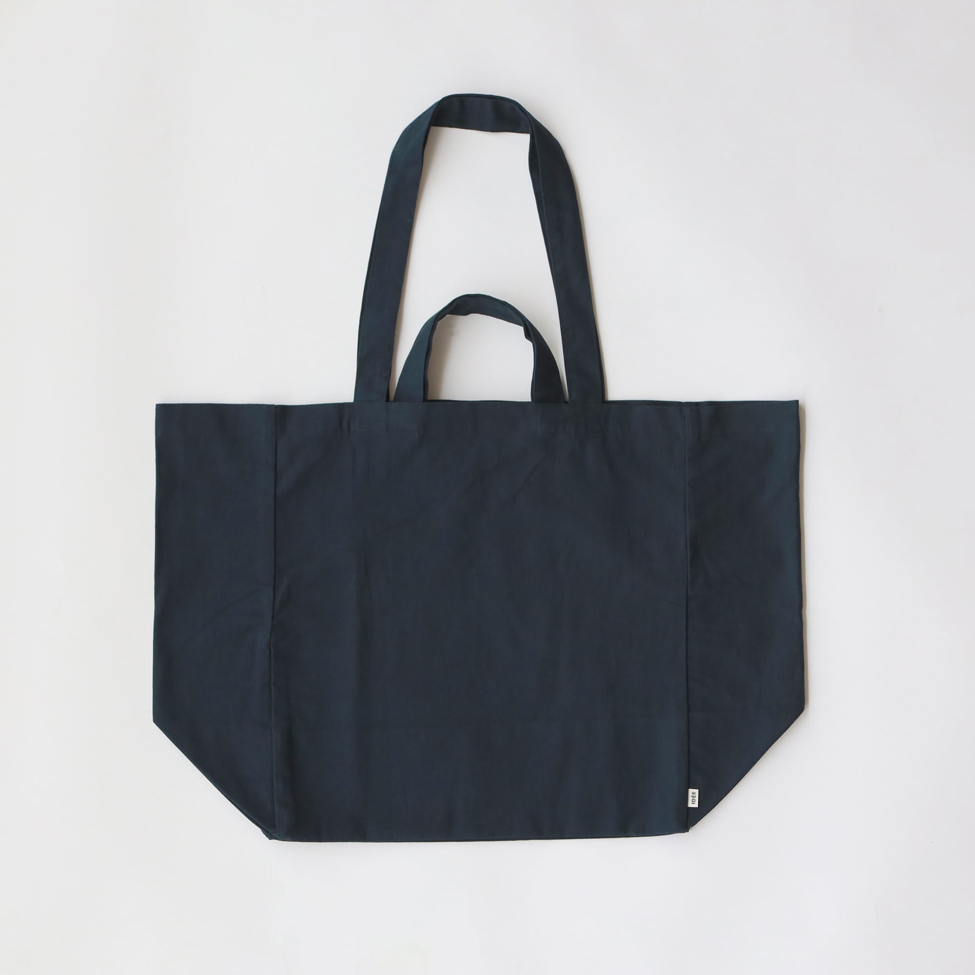 ［ＩＤＥＥ］コットンリネントートバッグ　ネイビー