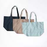 ［ＩＤＥＥ］コットンリネントートバッグ　ライトブラウン
