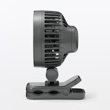 置いても使える　充電式クリップファン　ミニ