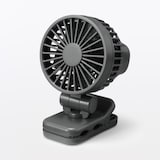 置いても使える　充電式クリップファン　ミニ