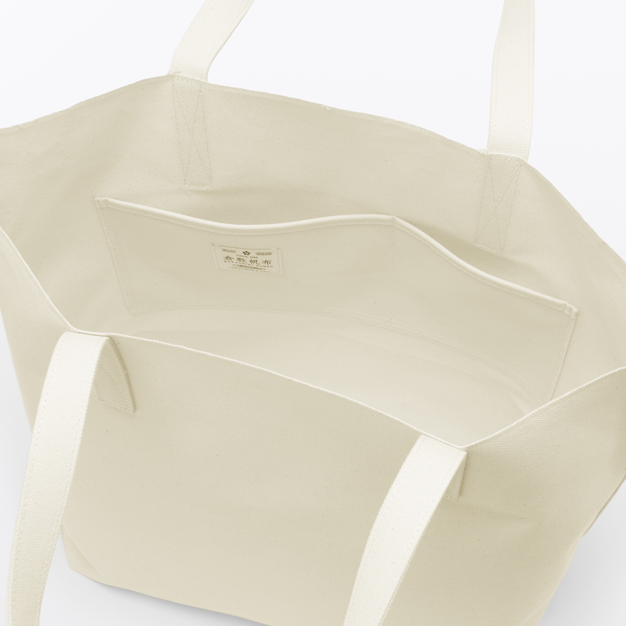 倉敷帆布セルヴィッチキャンバストート ヨコ型 | 無印良品