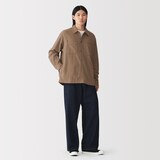 紳士　両面起毛フランネルシャツジャケット