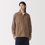 紳士　両面起毛フランネルシャツジャケット