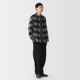 紳士　両面起毛フランネルシャツジャケット